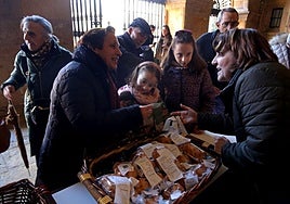 La venta de rosquillas, a las puertas del monasterio de San Pelayo.