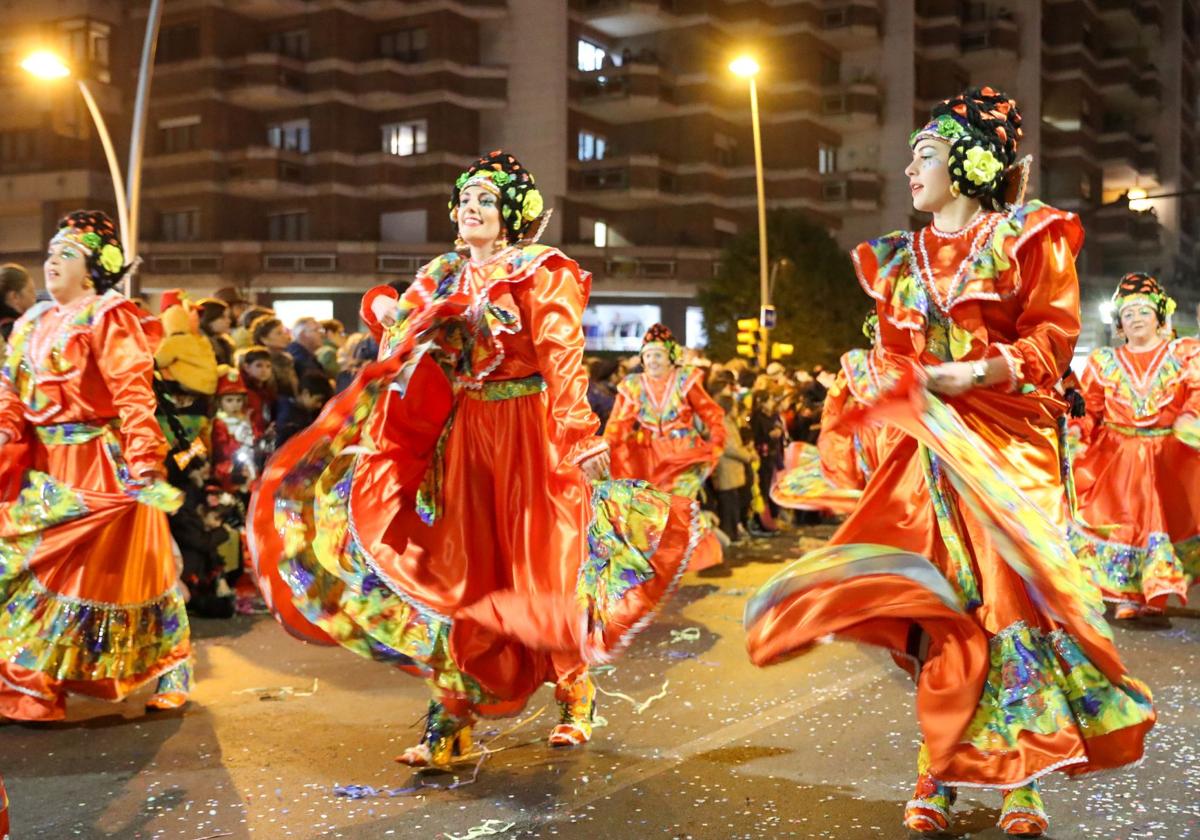 Desfile de Carnaval en Gijón.