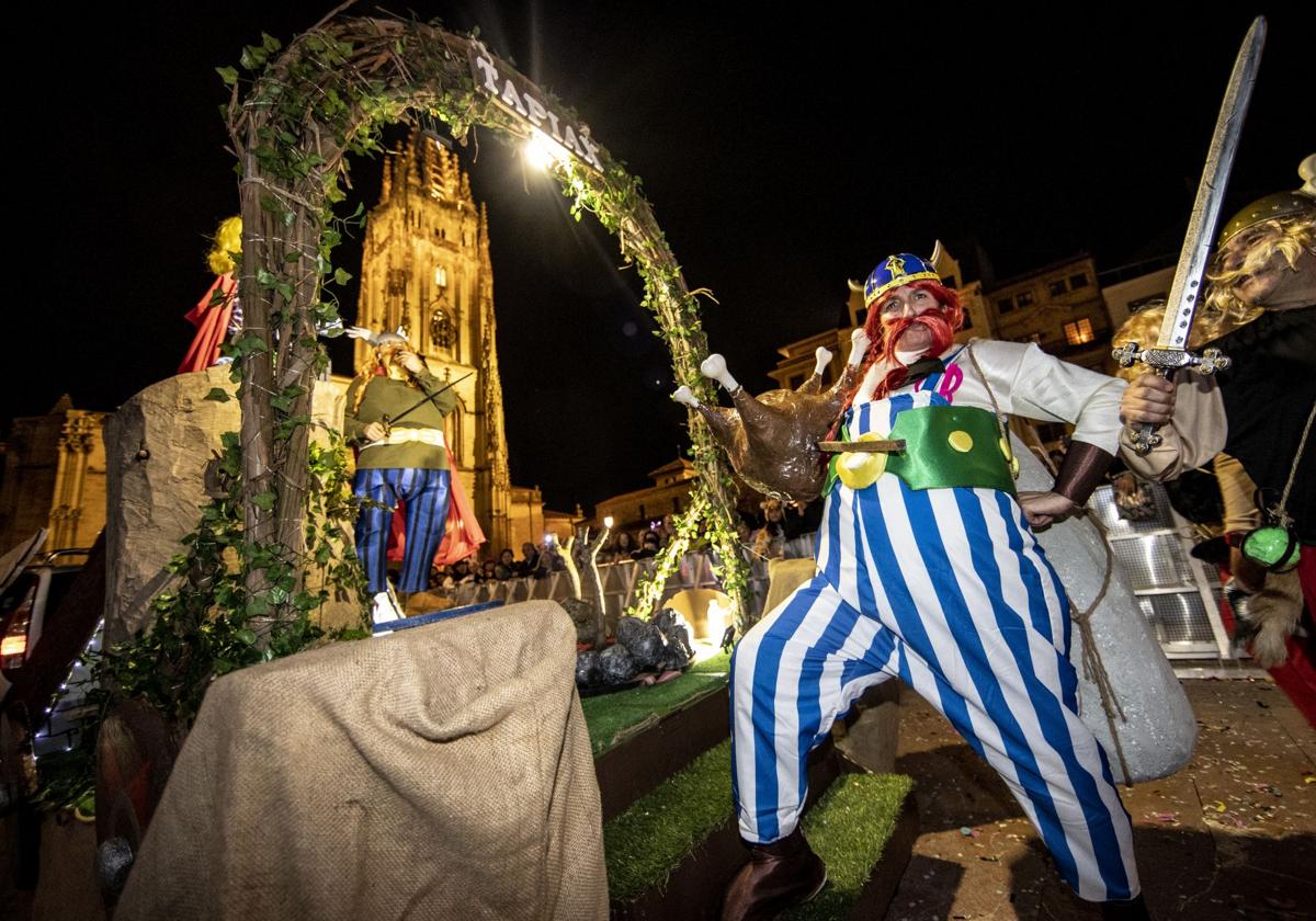 Desfile de una pasada edición del Carnaval de Oviedo.