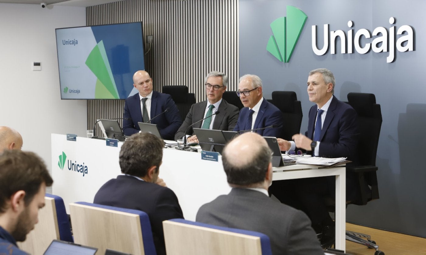 Unicaja anunció una subida del 'pay out' hasta el 60%.