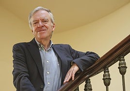 José Donoso, el pasado miércoles en el Palacio de Maqua, durante su estancia en Avilés.