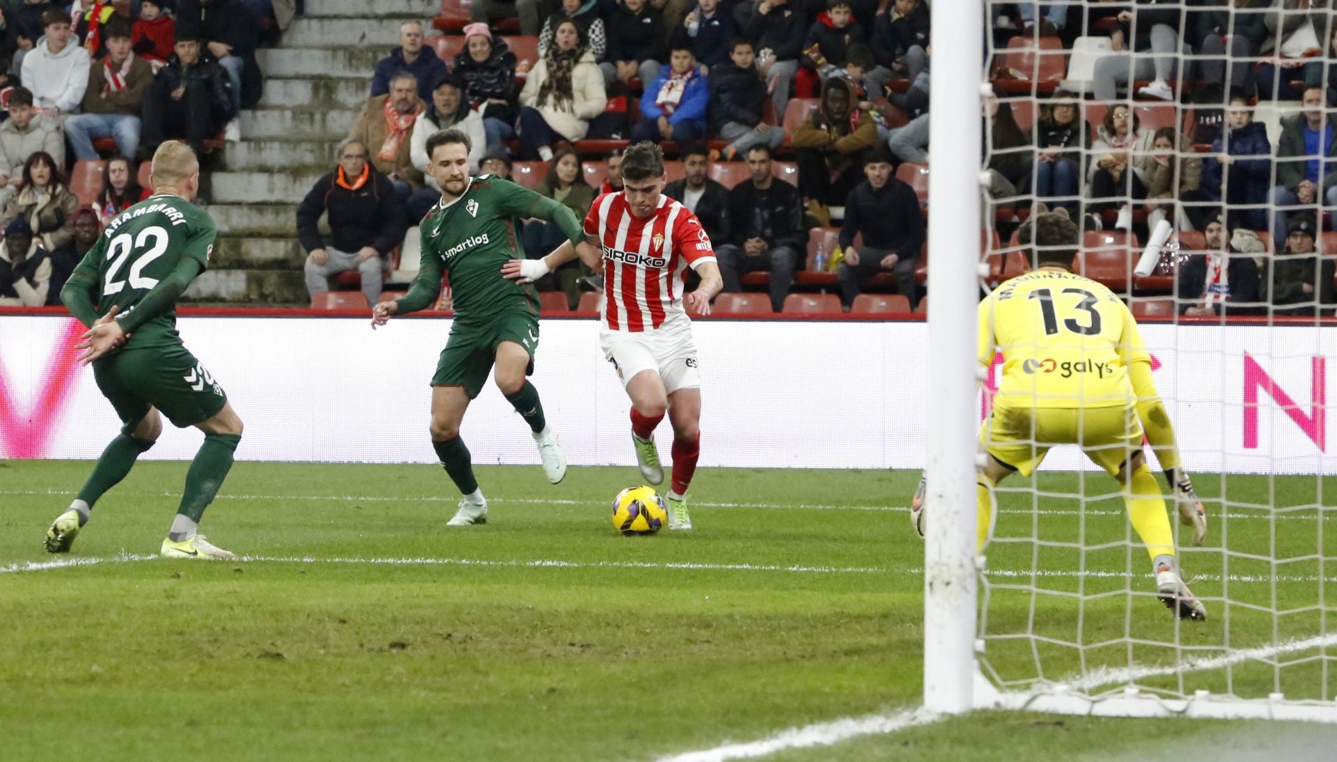 Las mejores jugadas del Sporting 0-0 Eibar, en imágenes