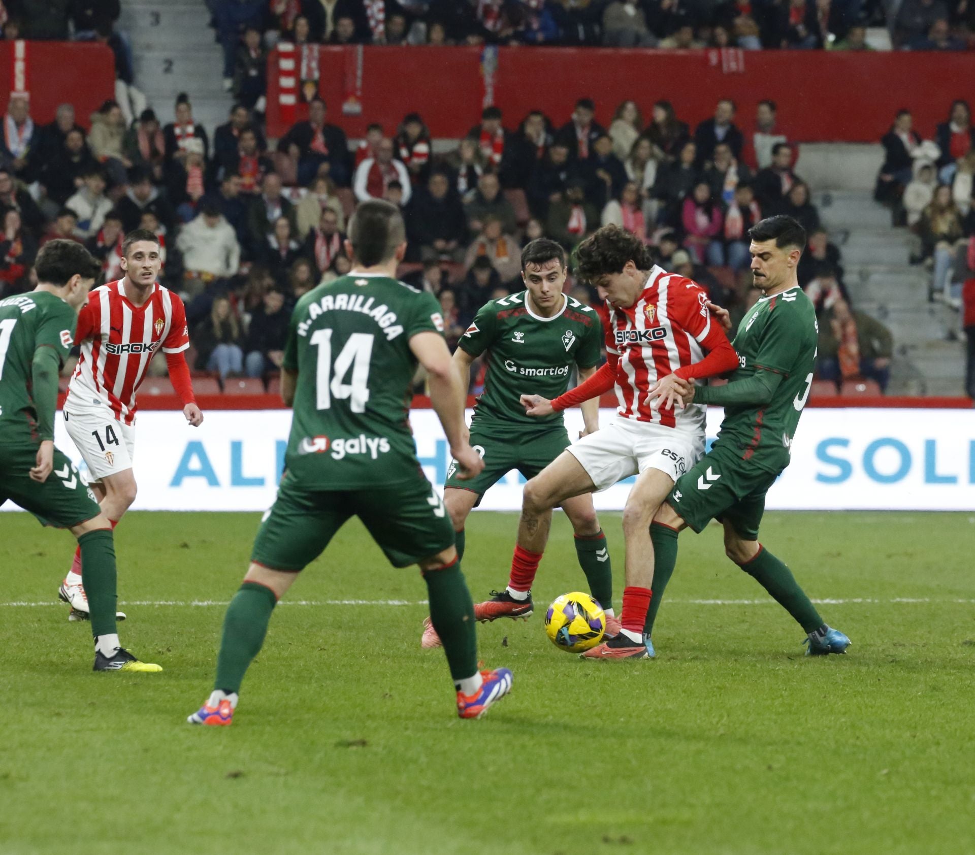 Las mejores jugadas del Sporting 0-0 Eibar, en imágenes