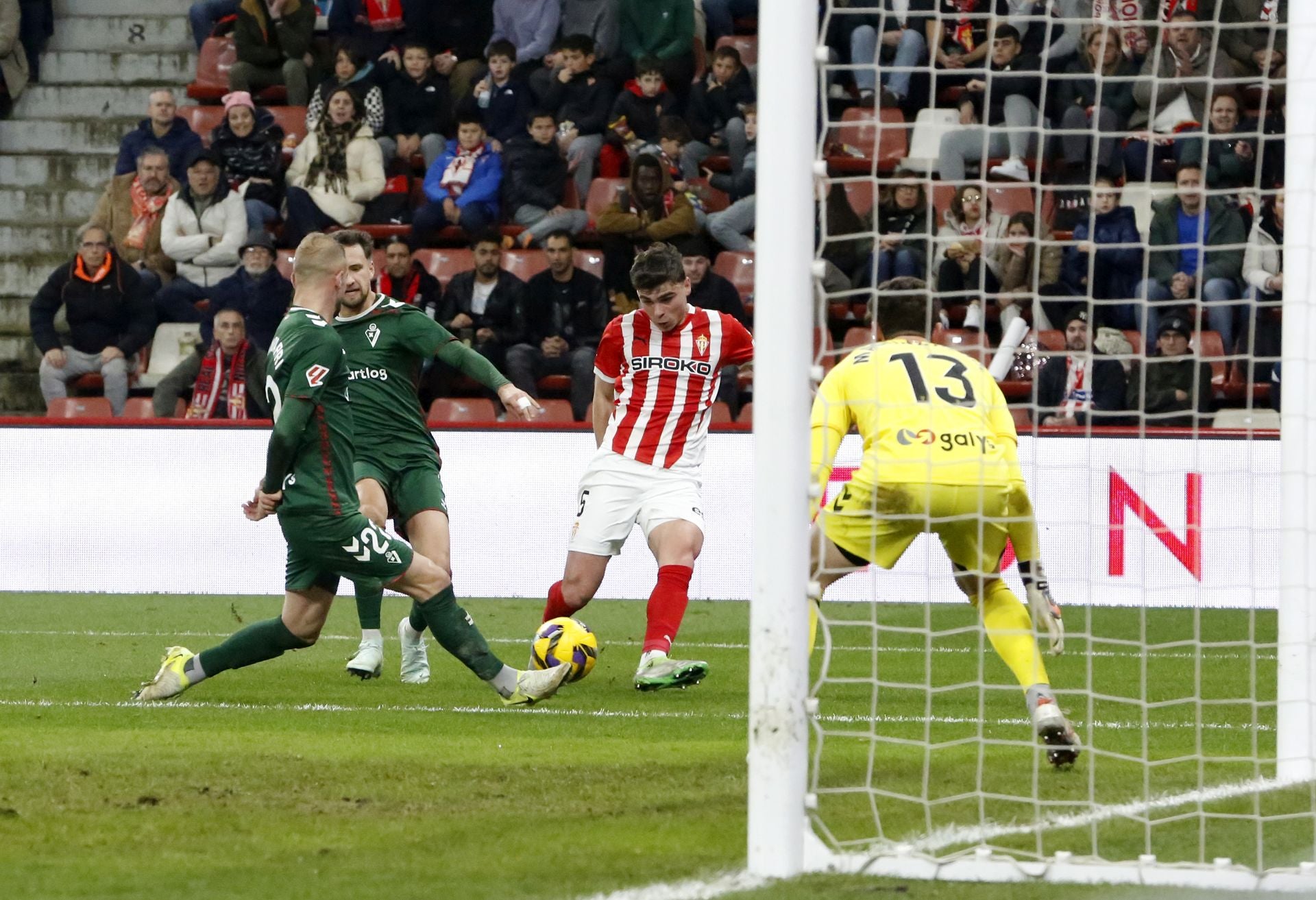 Las mejores jugadas del Sporting 0-0 Eibar, en imágenes