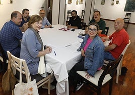 Un momento de las negociaciones que, en junio de 2023, permitieron la firma del actual pacto de gobierno.