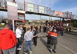 Imagen de archivo de movilizaciones en ArcelorMittal Avilés.