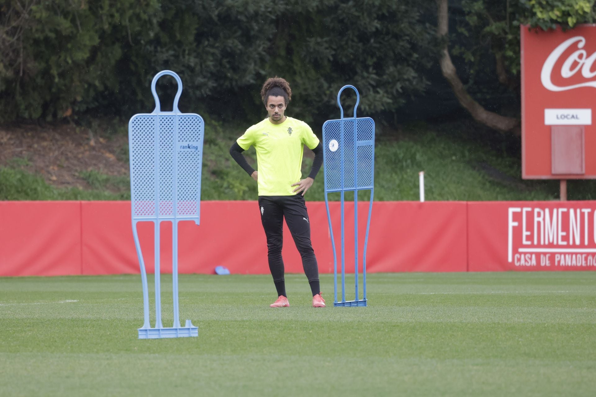 Las imágenes del entrenamiento del Sporting de Gijón