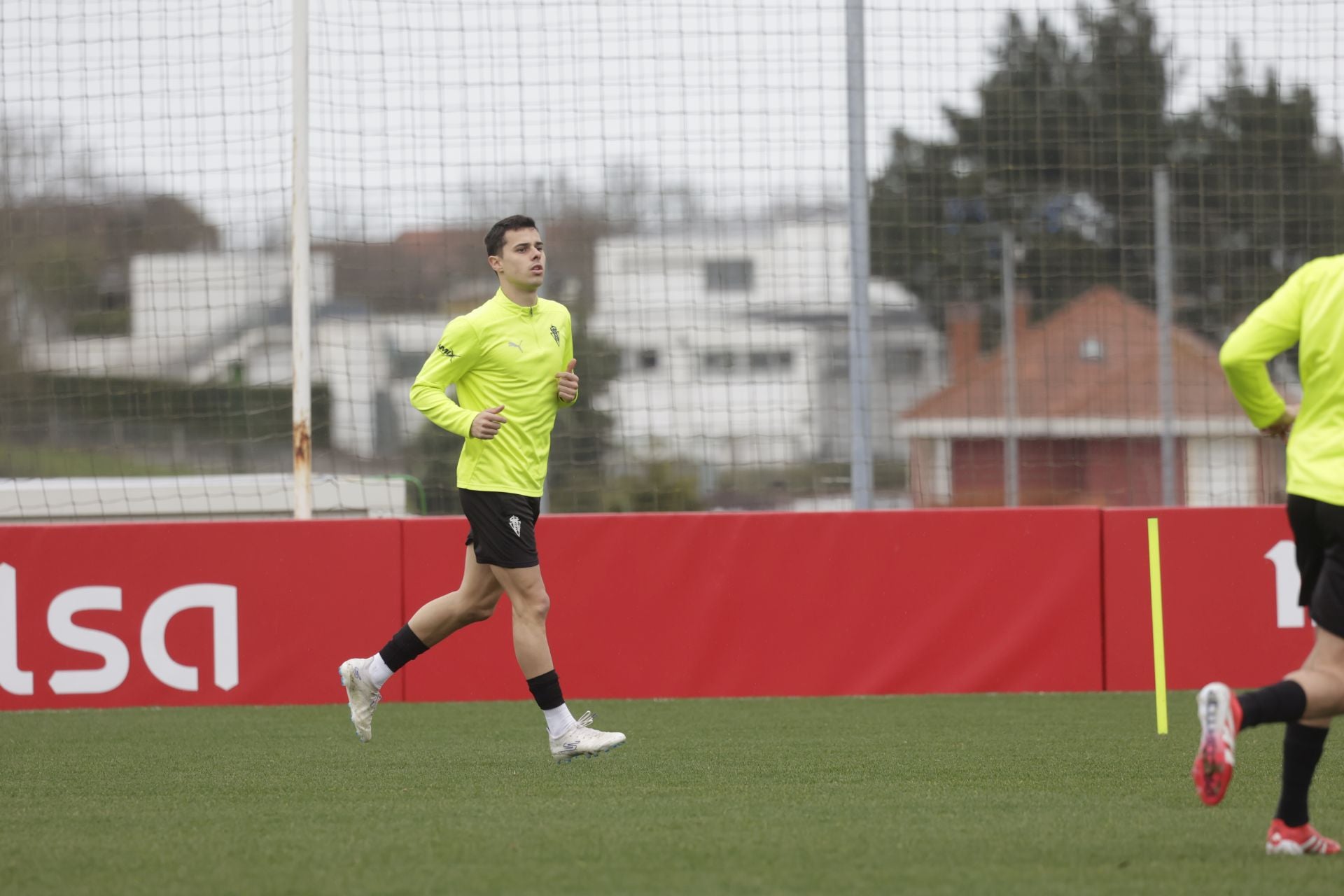 Las imágenes del entrenamiento del Sporting de Gijón