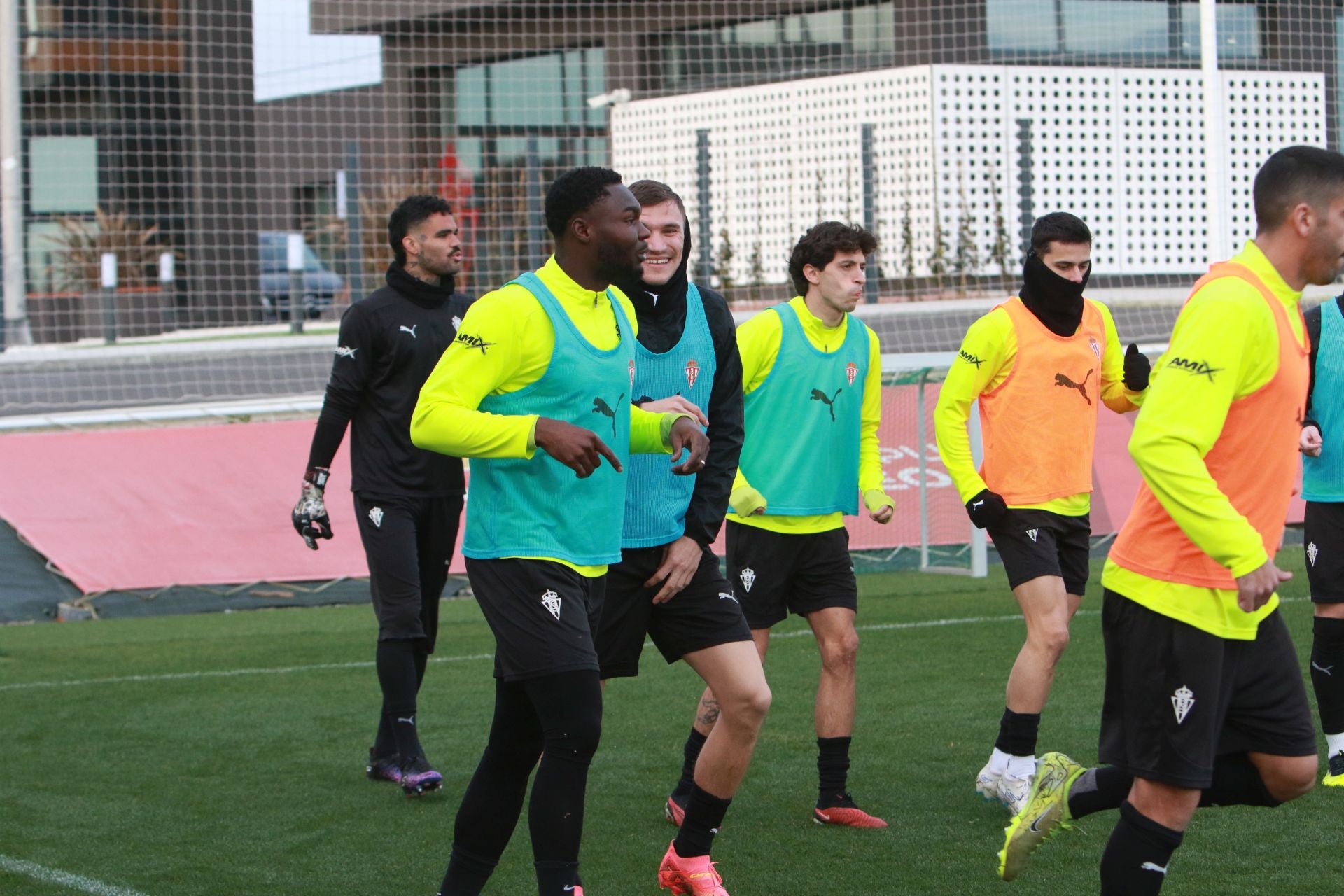 Entrenamiento del Sporting (15/02/2025)