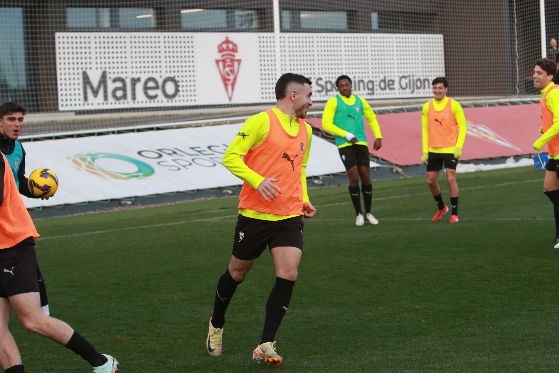 Entrenamiento del Sporting (15/02/2025)