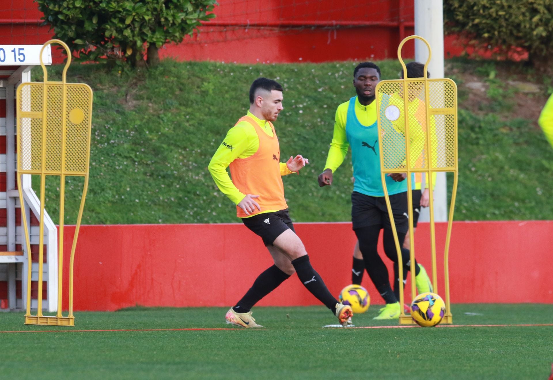 Entrenamiento del Sporting (15/02/2025)