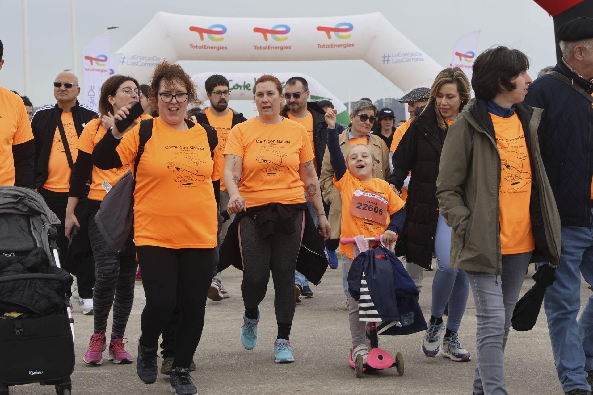 Las imágenes de la carrera Galbán en Asturias contra el cáncer infantil