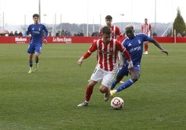 Sporting Atlético 3 - 3 Oviedo Vetusta, en imágenes