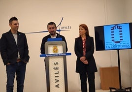 Pablo Martínez, Manuel Campa y Ana Lamela.