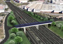 Infografía de la Dirección General de Carreteras sobre cómo quedará el desdoblamiento de la GJ-10.