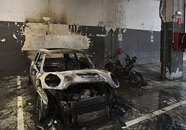 Alarma en Gijón por un incendio en un garaje que obligó a desalojar un gimnasio