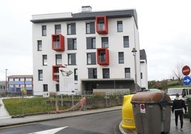 Las nuevas viviendas para jóvenes ya están construidas en el barrio avilesino de La Luz.