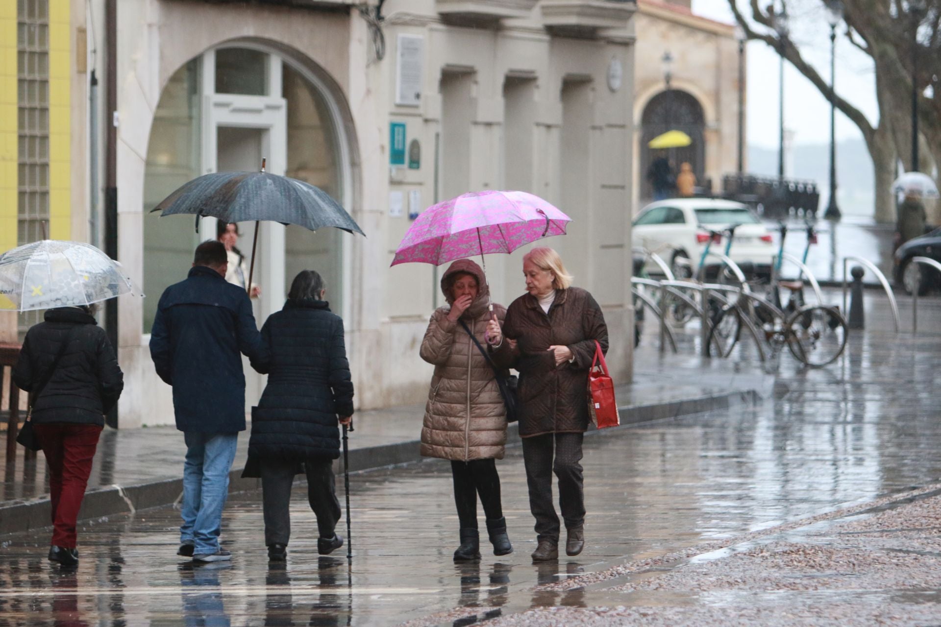 Lluvia y mucho viento en Asturias