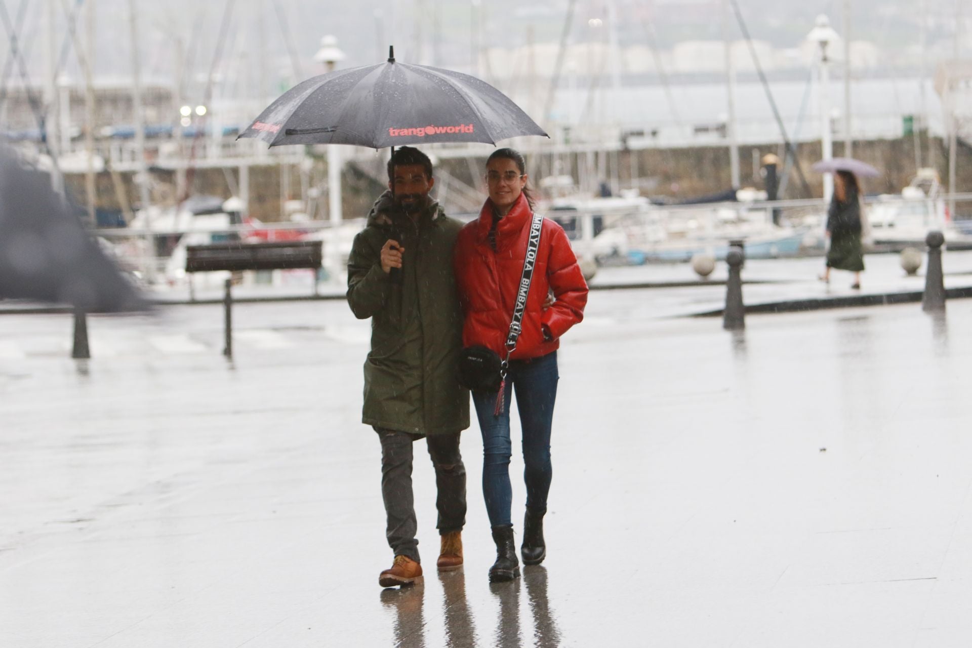 Lluvia y mucho viento en Asturias