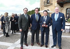 Carlos Zuñiga, Eduardo Dávila Miura, José Juan Fraile (premiado) y Josechu Mendoza.