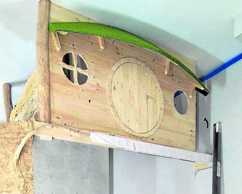 Parte superior de unas habitaciones. E. C.