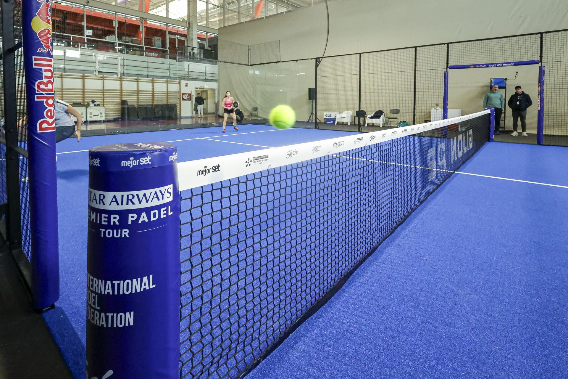Comienzan los entrenamientos para el Premier Padel Gijón