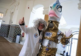 Así es MarIA Bluetooth, la sardina del Antroxu de Gijón