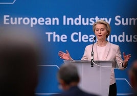 La presidenta de la Comisión, Ursula von der Leyen.