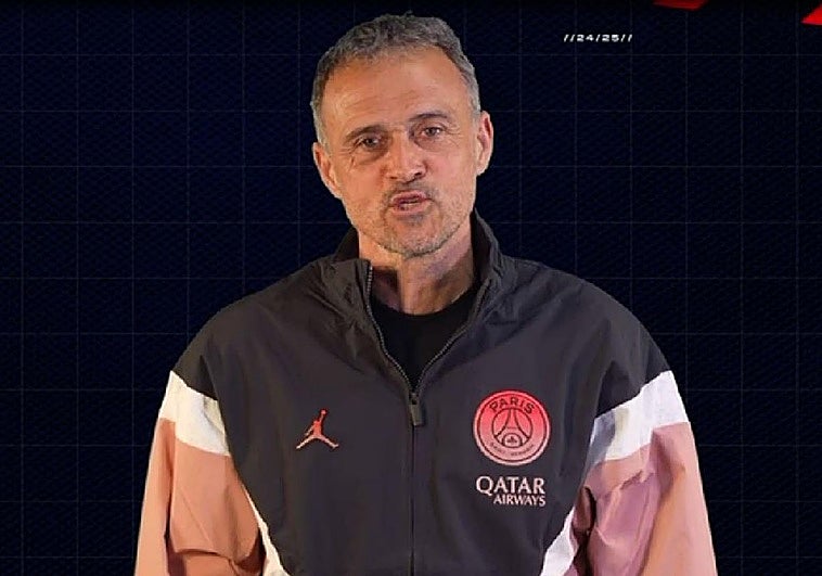 Luis Enrique anima a los jugadores del Gijón Premier Padel: «Se celebra en la mejor ciudad del mundo»