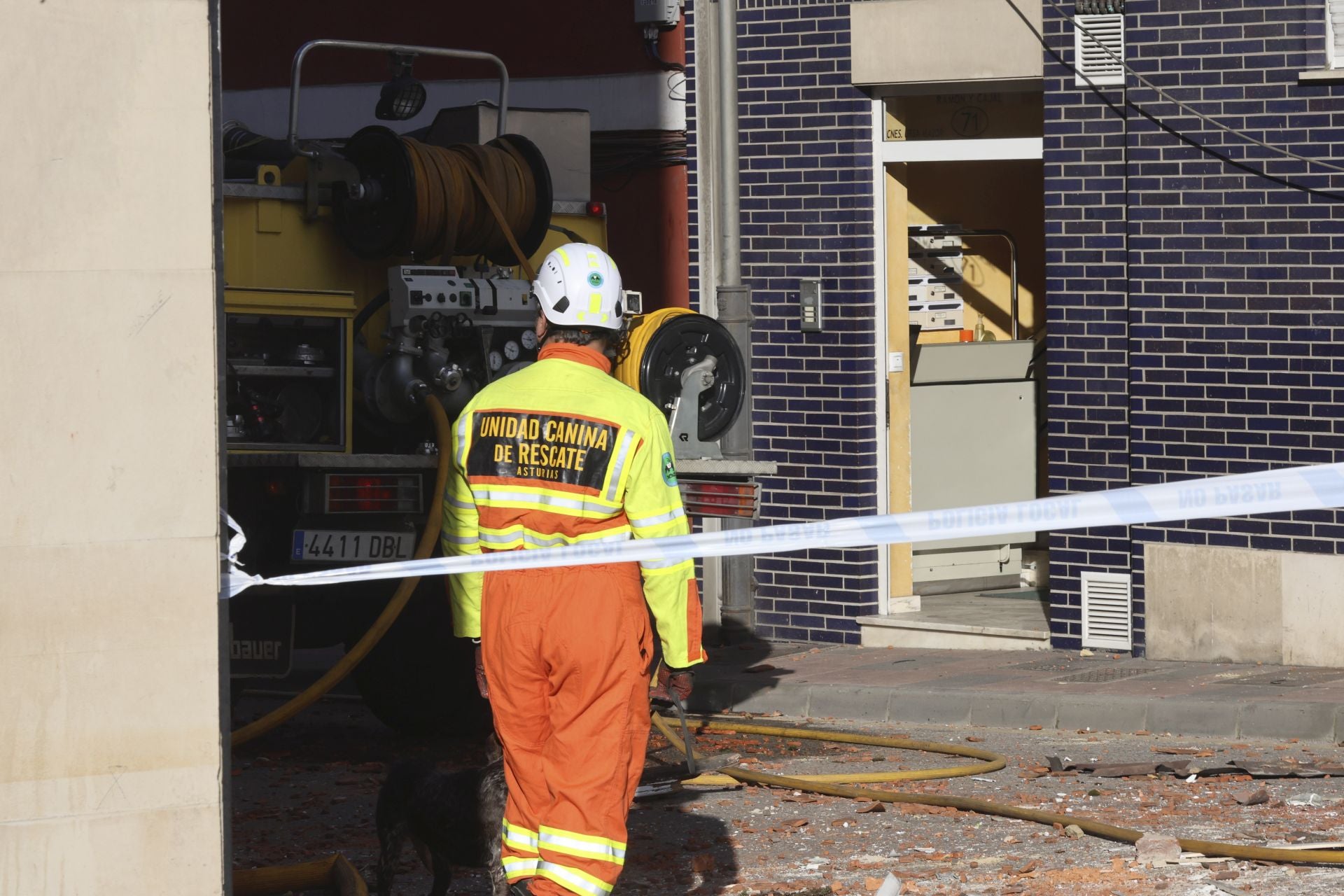 Las imágenes de la explosión de gas en Mieres que ha derrumbado un edificio