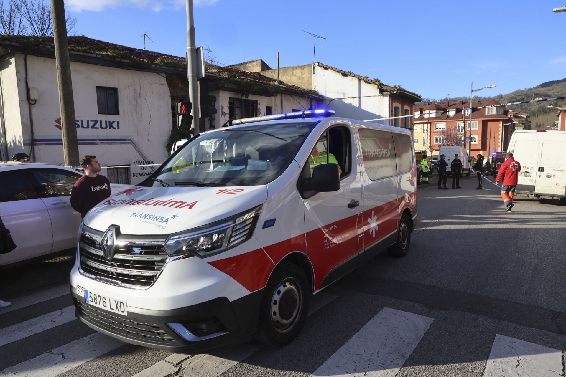 Las imágenes de la explosión de gas en Mieres que ha derrumbado un edificio