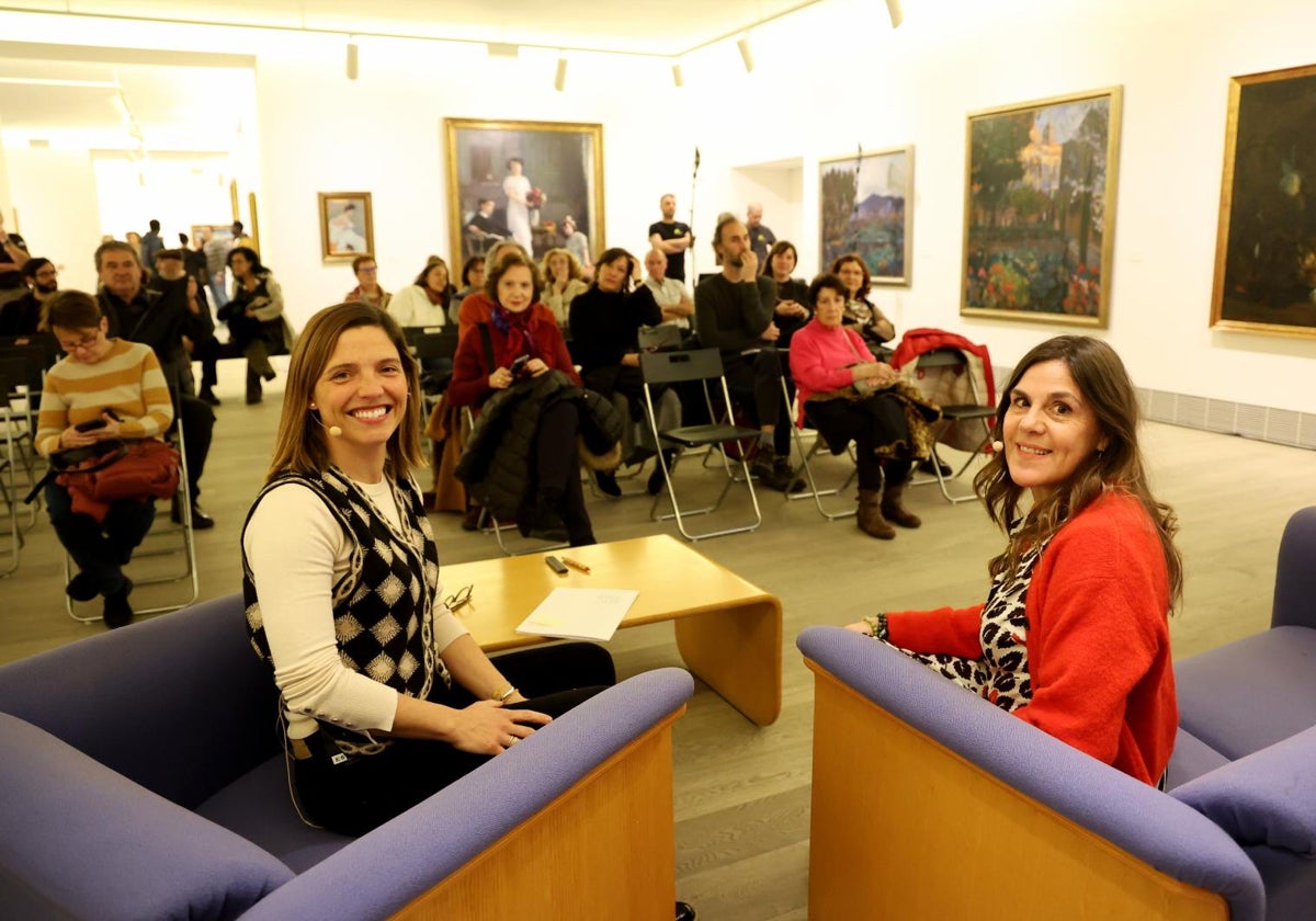 Cristina Heredia y Natalia Pastor, en el Museo de Bellas Artes.