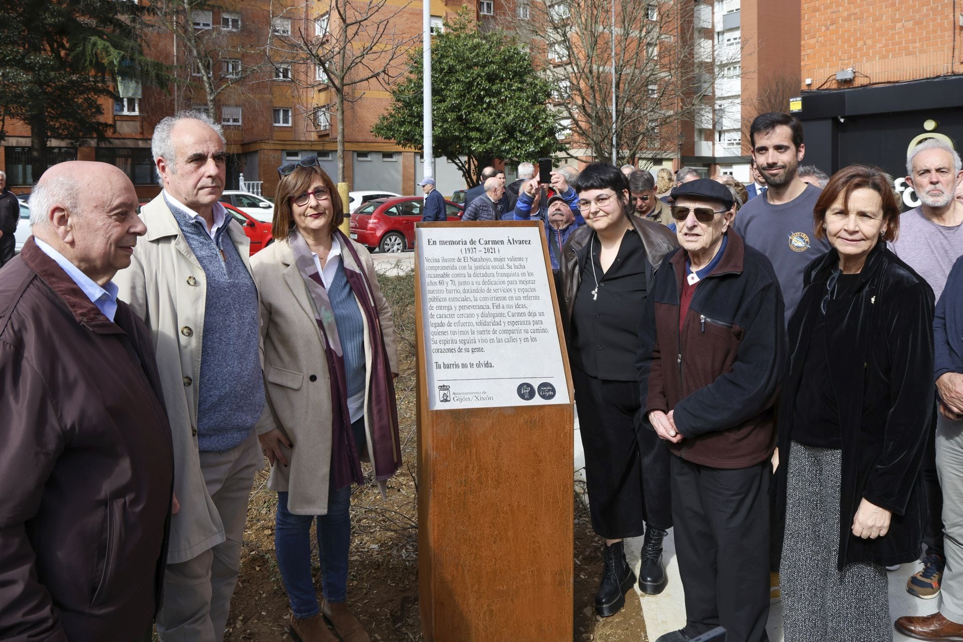 Carmen Álvarez ya es eterna en Gijón: «Es un acto de justicia con mayúsculas»