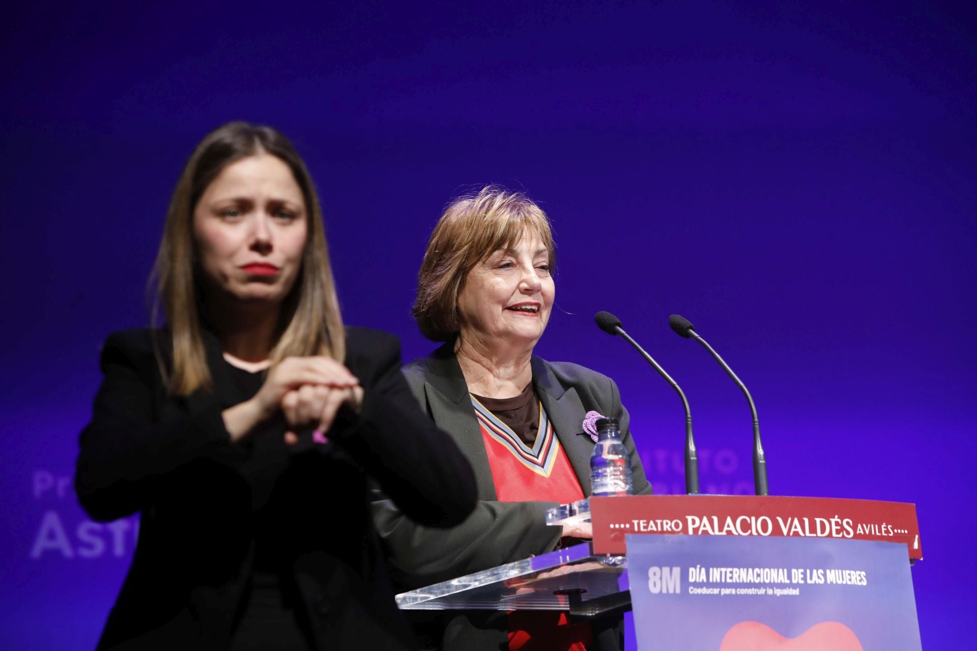 En imágenes: el acto institucional del 8M en Asturias