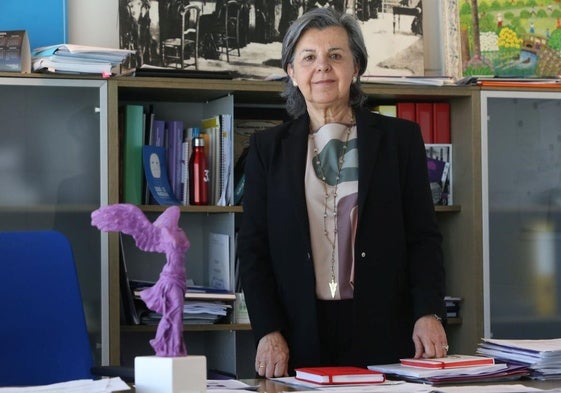 María Jesús Álvarez, directora general de Igualdad, en su despacho en Oviedo