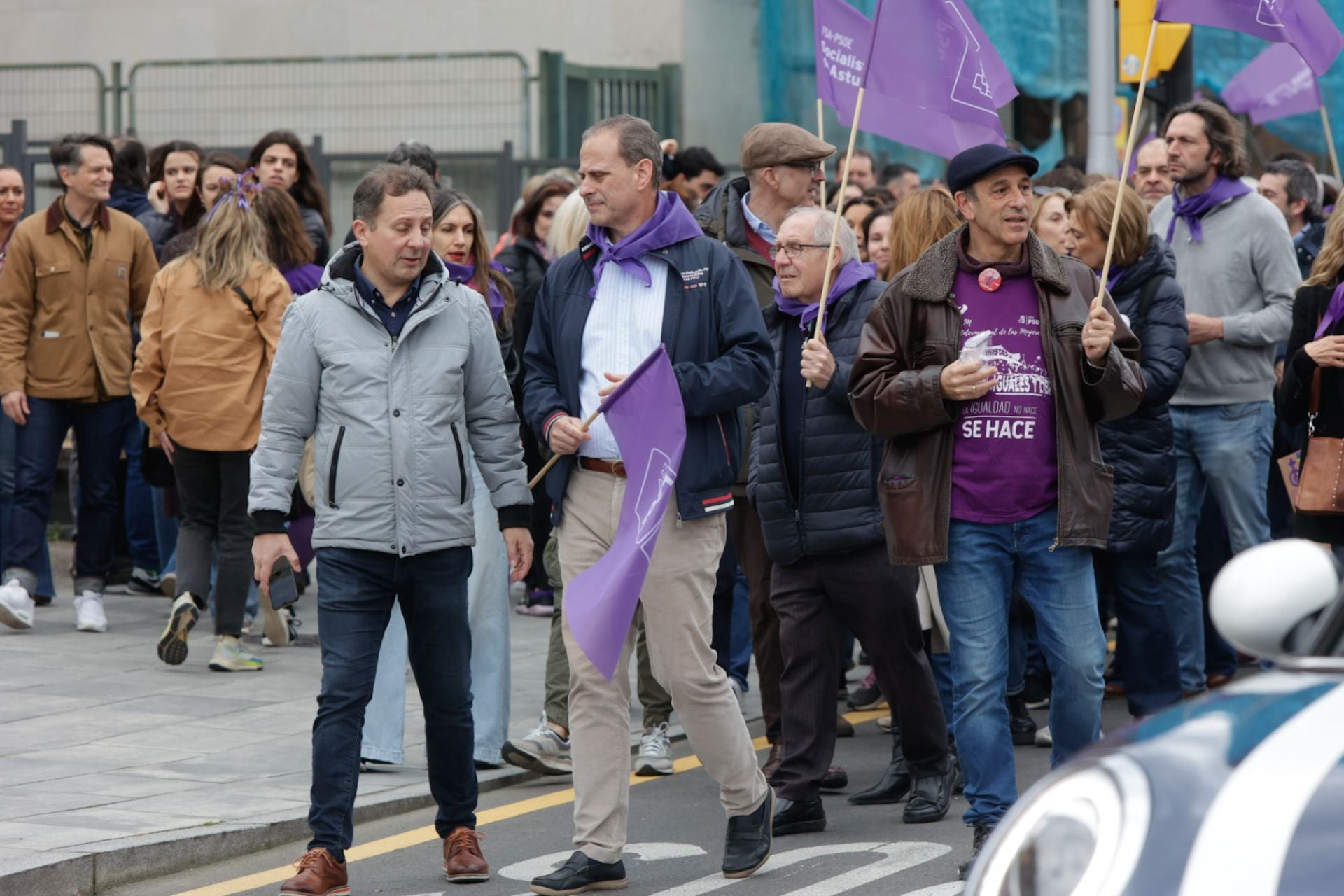 Asturias «respira lucha»: las fotos de la manifestación del 8M en Gijón
