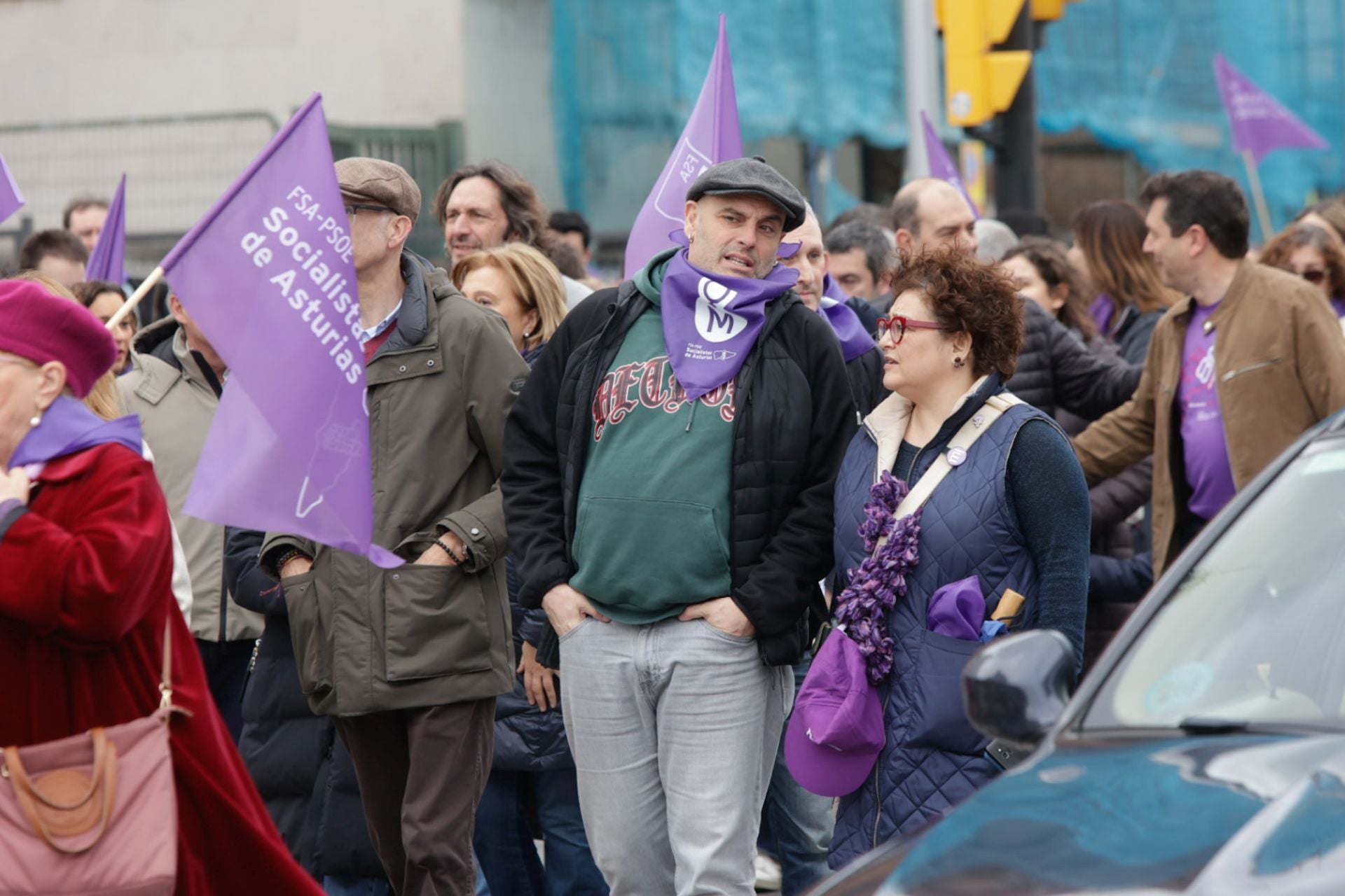 Asturias «respira lucha»: las fotos de la manifestación del 8M en Gijón