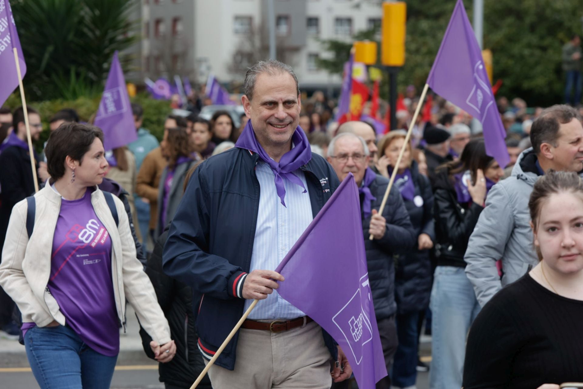 Asturias «respira lucha»: las fotos de la manifestación del 8M en Gijón