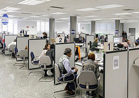 Oficinas de la Agencia Tributaria durante la Campaña de Renta del año pasado.