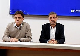 Los socialistas Javier Ballina y Carlos Fernández Llaneza