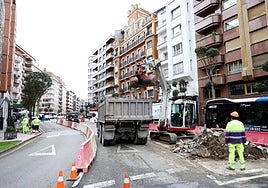 Las máquinas ya han llegado a la avenida de Galicia.