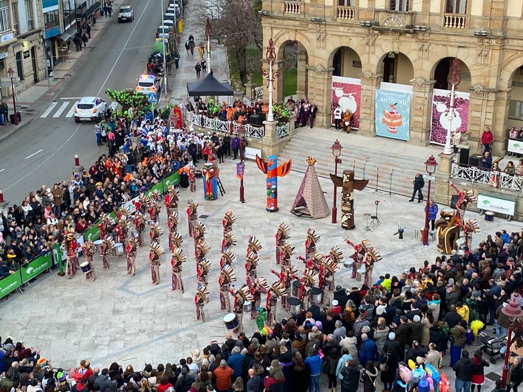 El antroxu maliayo celebrará el sábado el gran desfile organizado por el Ayuntamiento de Villaviciosa