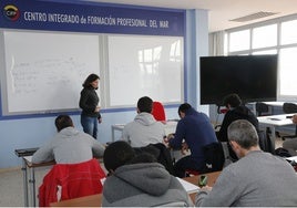 Una clase del Centro Integrado de FP del Mar.