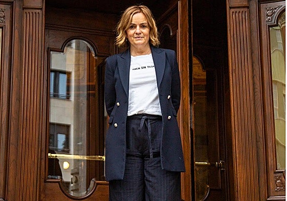 Covadonga Tomé, en la Junta General.