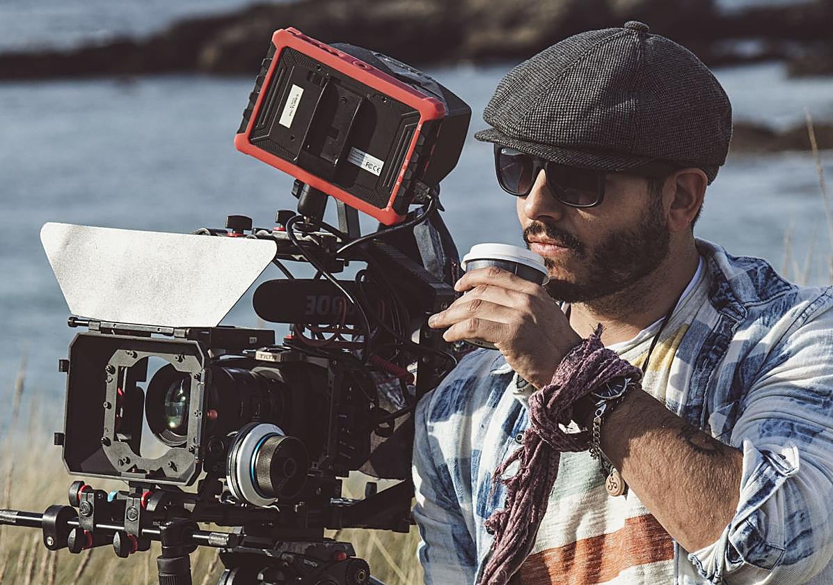 El director de cine asturiano, J. K. Álvarez