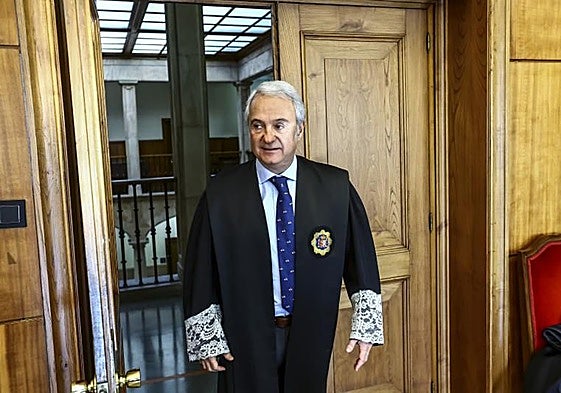 Jesús María Chamorro, presidente del Tribunal Superior de Justicia de Asturias.