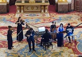El conjunto de cámara La Guirlande actúa en el Auditorio de Oviedo.