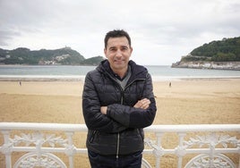 El entrenador Asier Garitano, en San Sebastián.