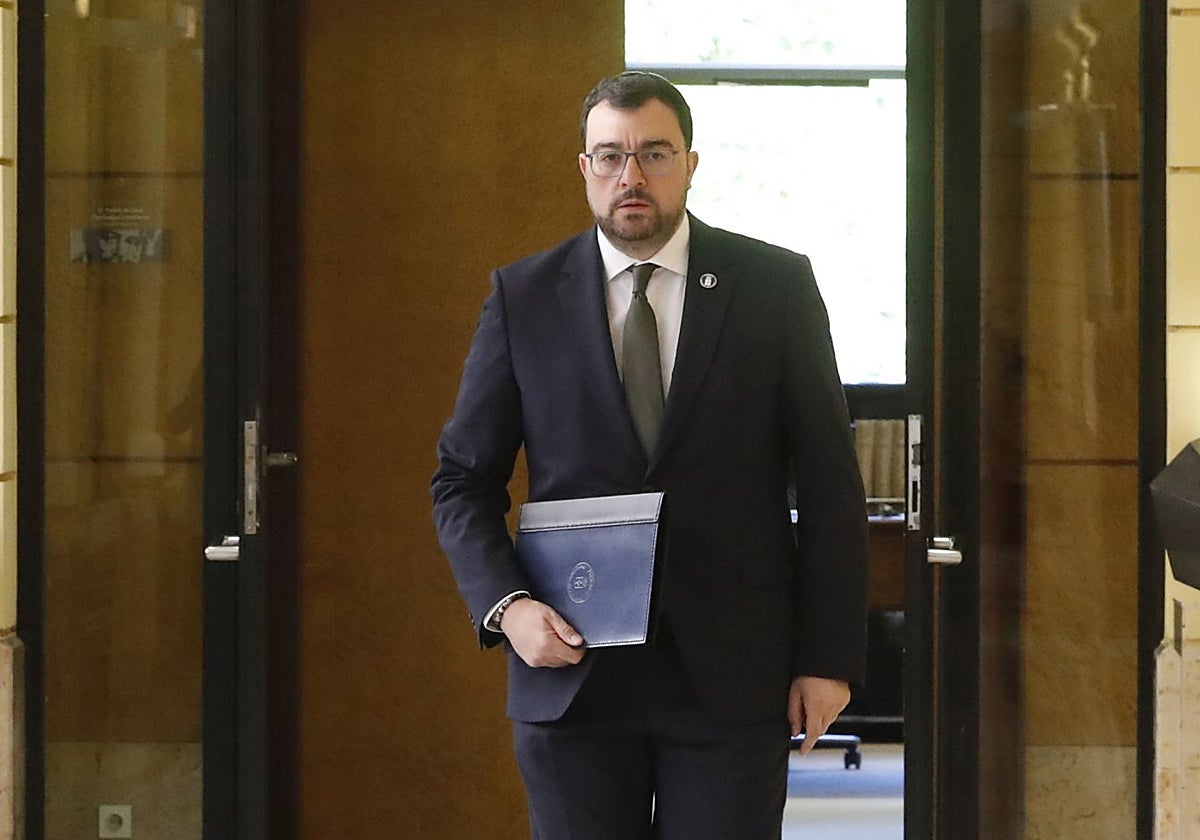 Adrián Barbón, presidente del Principado.