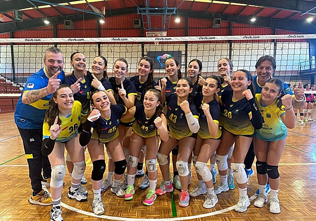 Equipo juvenil de la Agrupación Deportiva Los Campos.